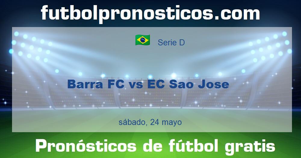 Barra FC vs EC Sao Jose Barra FC vs EC Sao Jose