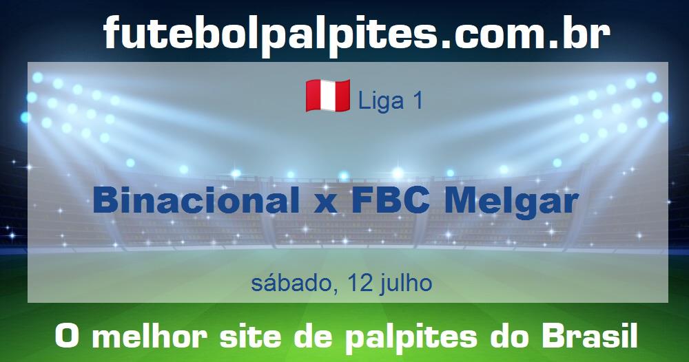Binacional x FBC Melgar Binacional x FBC Melgar