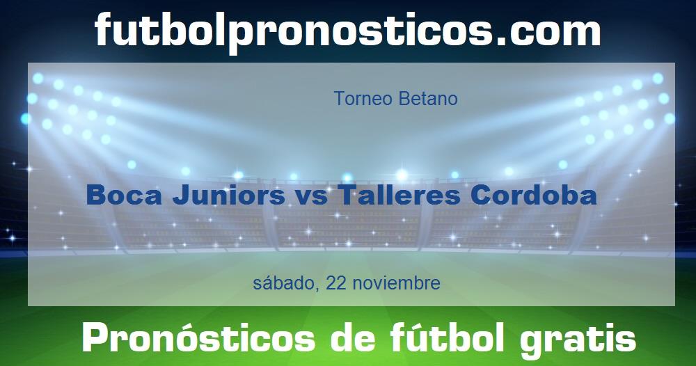 Boca Juniors vs Talleres Cordoba
