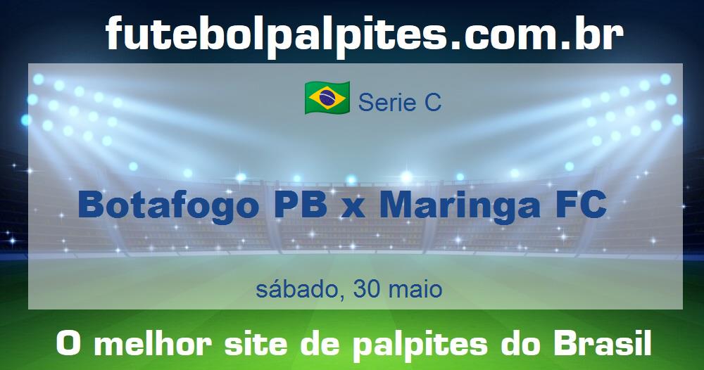 Botafogo PB x Maringa FC Botafogo PB x Maringa FC