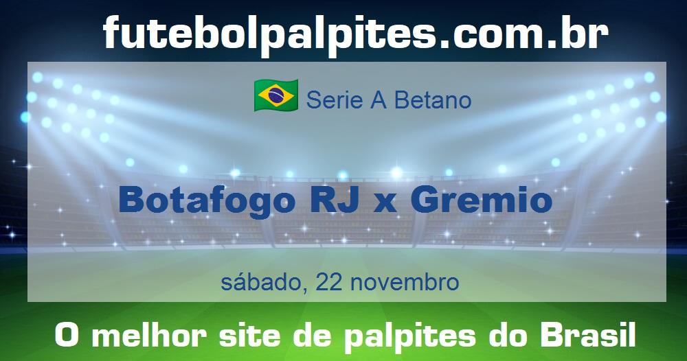 Botafogo RJ x Gremio