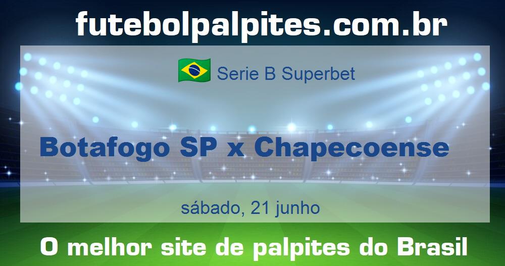 Botafogo SP x Chapecoense Botafogo SP x Chapecoense