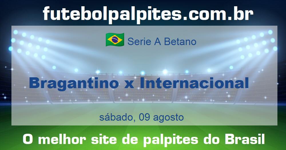Bragantino x Internacional Bragantino x Internacional