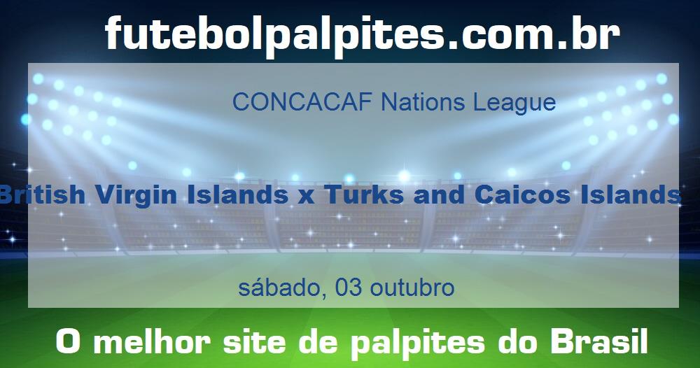 British Virgin Islands x Turks and Caicos Islands British Virgin Islands x Turks and Caicos Islands