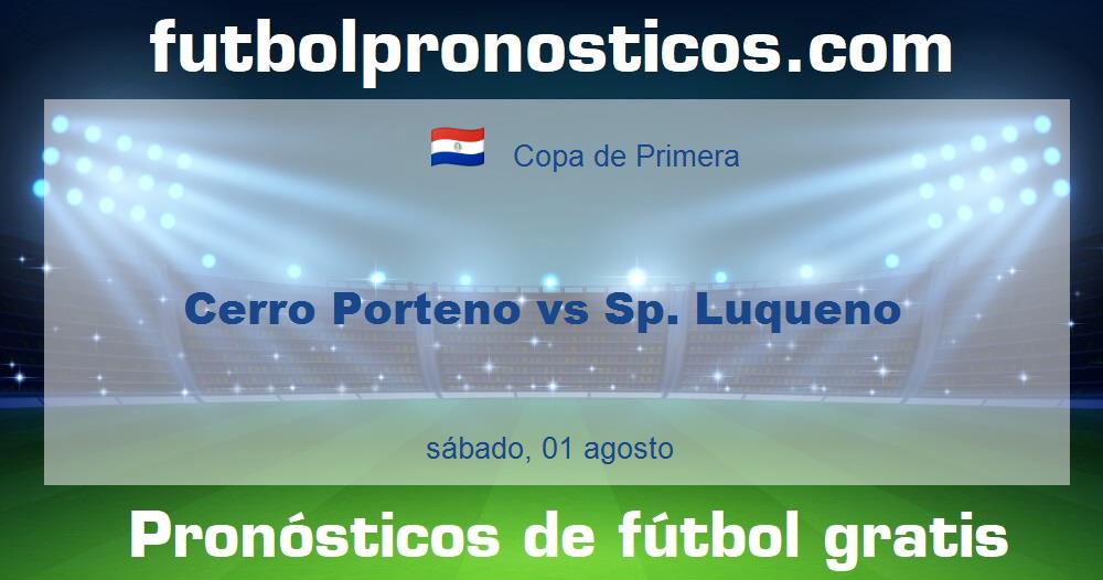 Cerro Porteno vs Sp. Luqueno