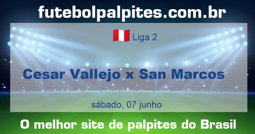 Cesar Vallejo x San Marcos Cesar Vallejo x San Marcos