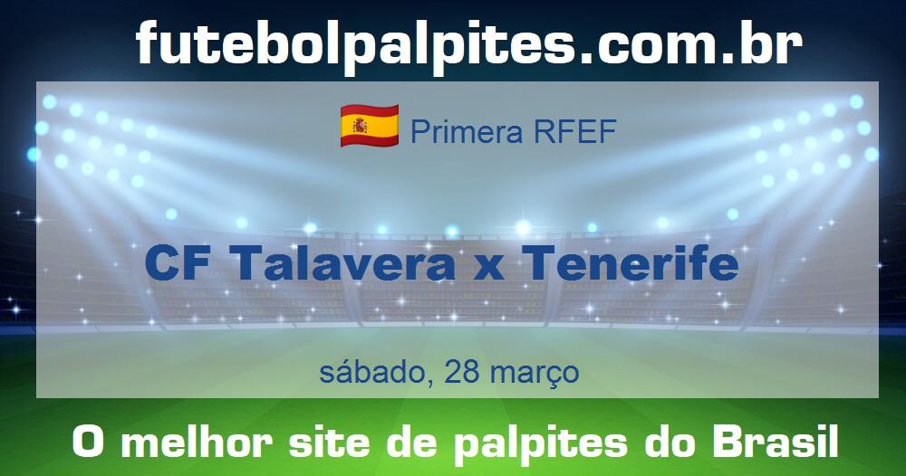 CF Talavera x Tenerife