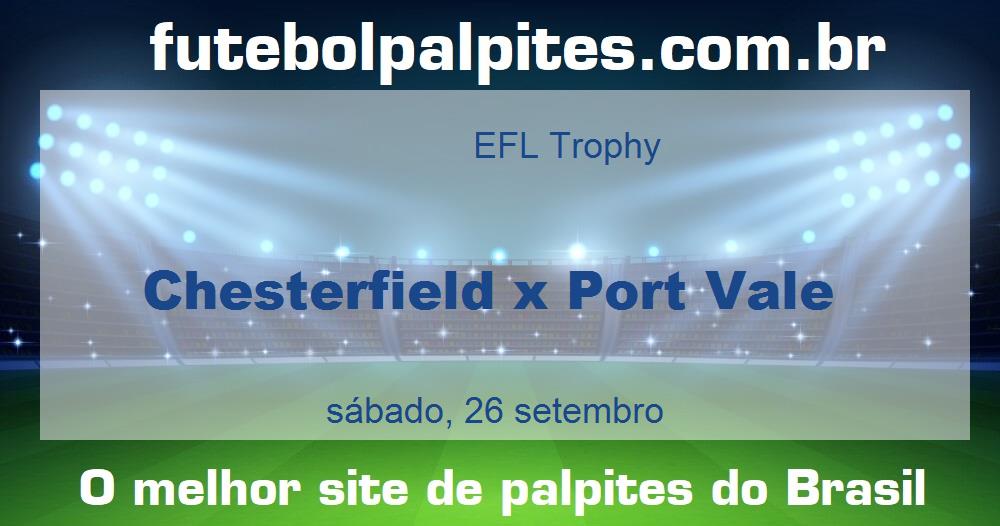 Chesterfield x Port Vale Chesterfield x Port Vale