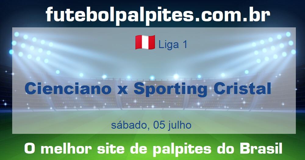 Cienciano x Sporting Cristal