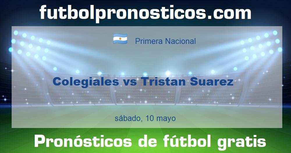 Colegiales vs Tristan Suarez Colegiales vs Tristan Suarez