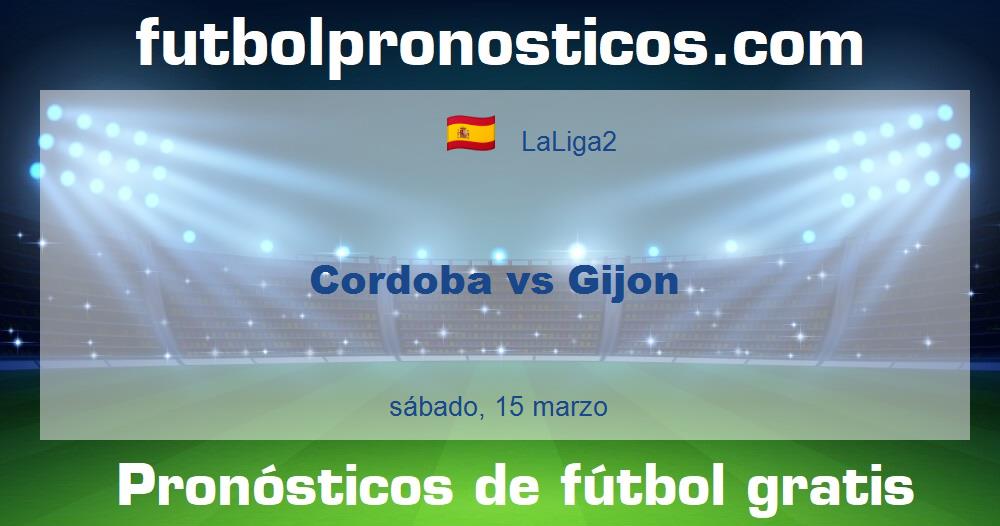 Cordoba vs Gijon