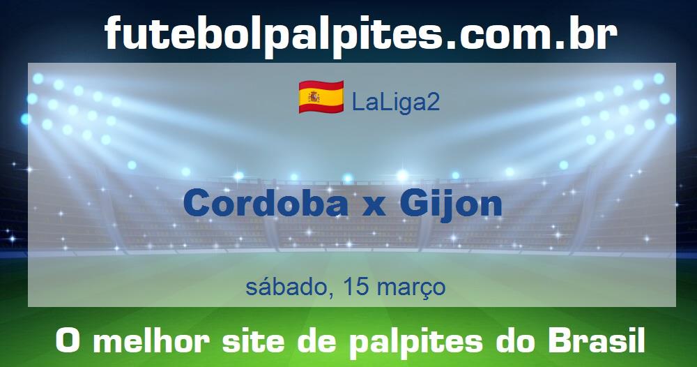 Cordoba x Gijon