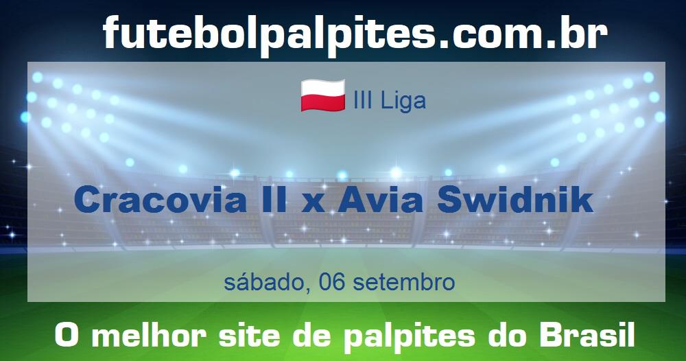 Cracovia II x Avia Swidnik Cracovia II x Avia Swidnik