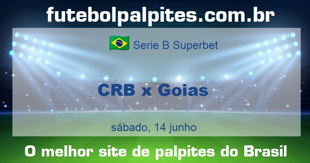 CRB x Goias CRB x Goias