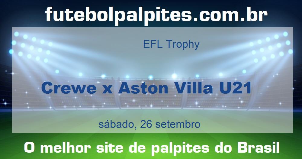 Crewe x Aston Villa U21 Crewe x Aston Villa U21