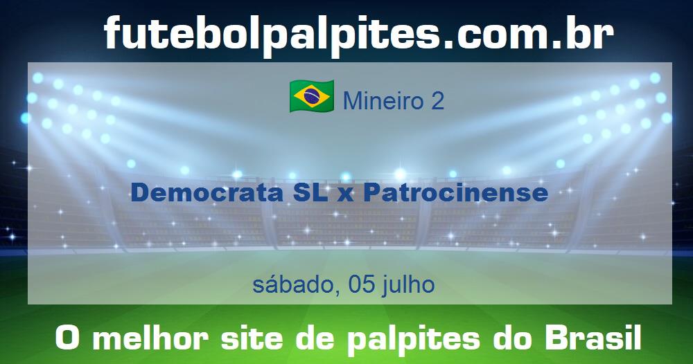 Democrata SL x Patrocinense Democrata SL x Patrocinense