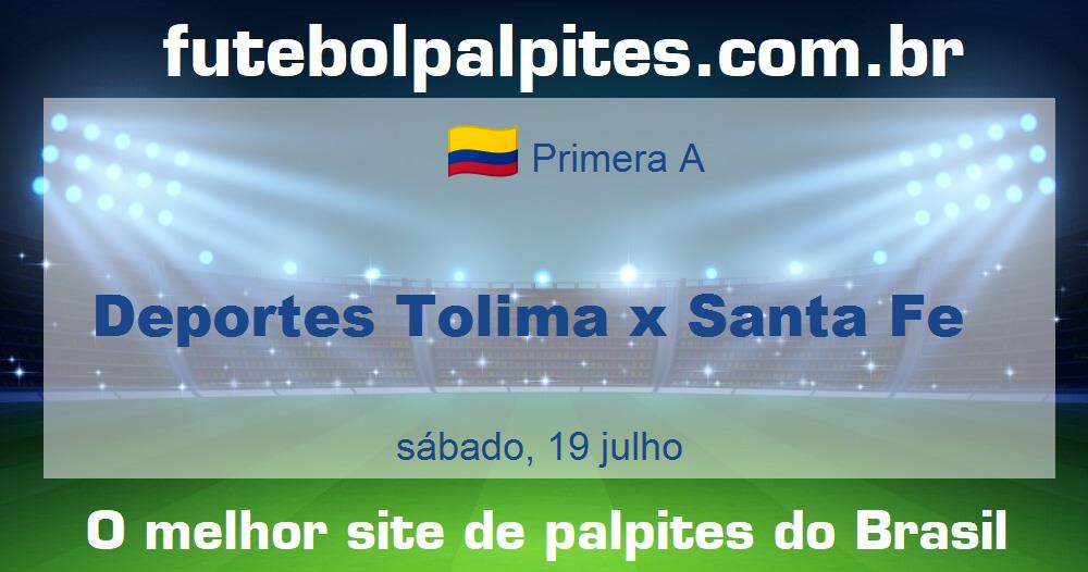 Deportes Tolima x Santa Fe Deportes Tolima x Santa Fe