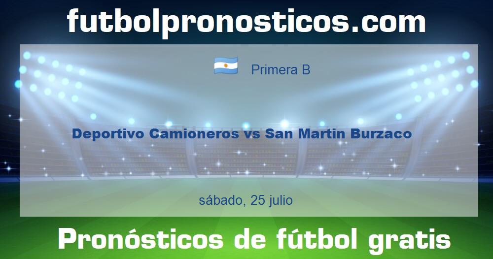 Deportivo Camioneros vs San Martin Burzaco Deportivo Camioneros vs San Martin Burzaco
