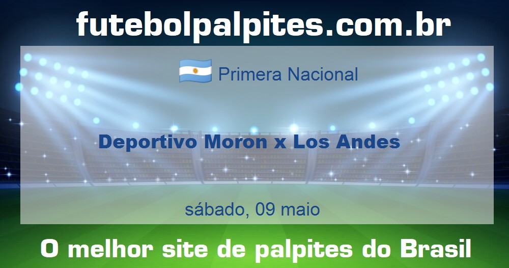 Deportivo Moron x Los Andes