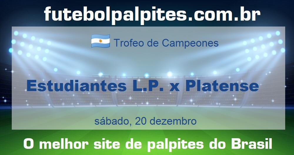 Estudiantes L.P. x Platense Estudiantes L.P. x Platense