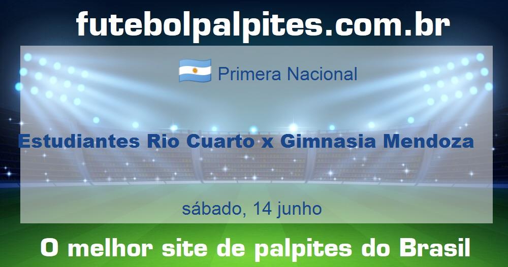 Estudiantes Rio Cuarto x Gimnasia Mendoza