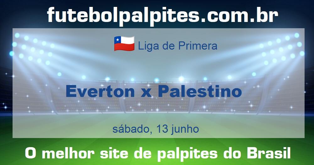 Everton x Palestino Everton x Palestino