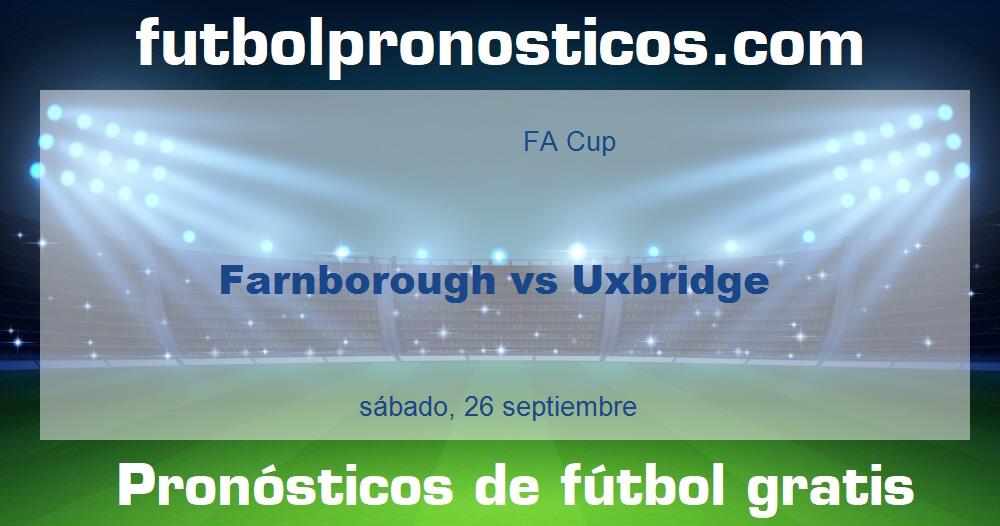 Farnborough vs Uxbridge Farnborough vs Uxbridge