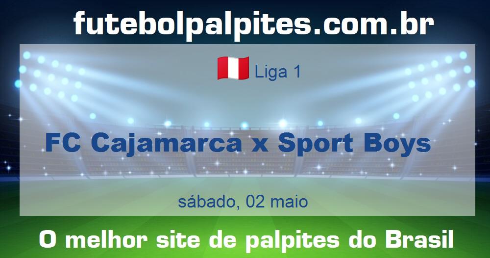 FC Cajamarca x Sport Boys