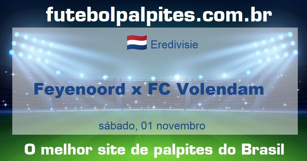 Feyenoord x FC Volendam Feyenoord x FC Volendam