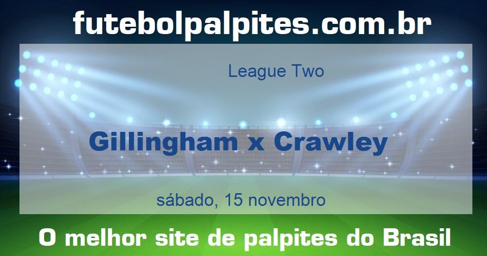 Gillingham x Crawley