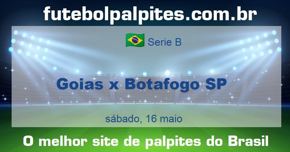 Goias x Botafogo SP Goias x Botafogo SP