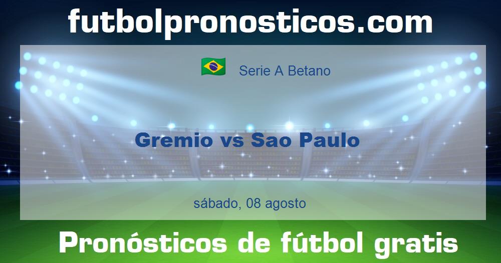 Gremio vs Sao Paulo Gremio vs Sao Paulo