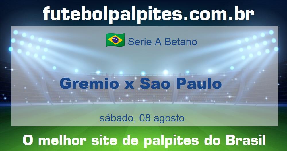 Gremio x Sao Paulo