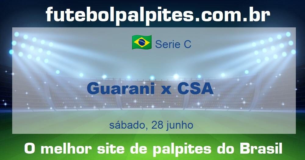 Guarani x CSA Guarani x CSA