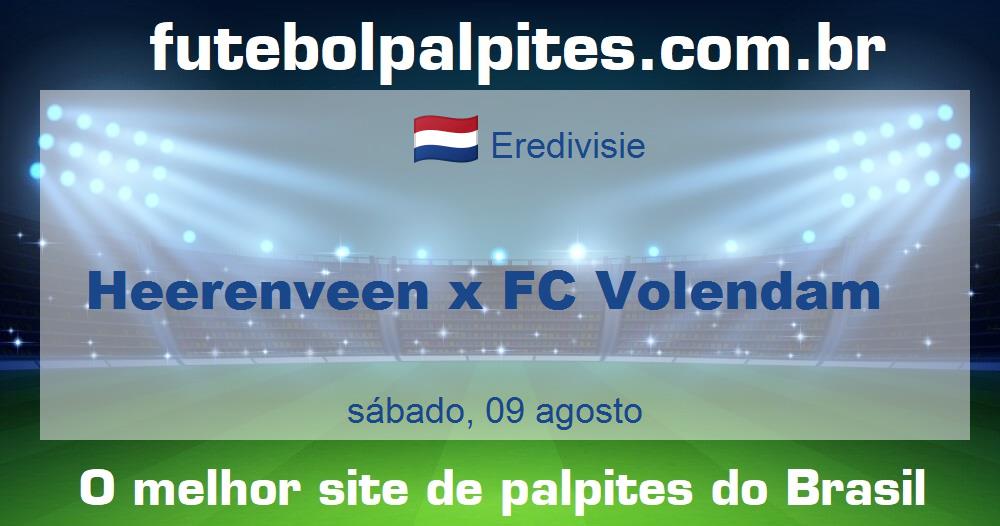 Heerenveen x FC Volendam Heerenveen x FC Volendam