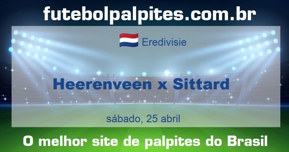 Heerenveen x Sittard