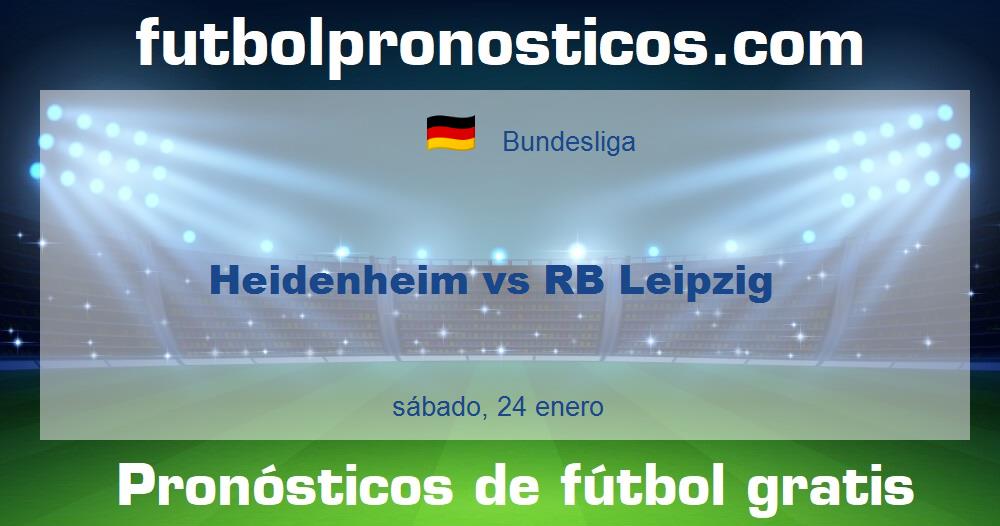 Heidenheim vs RB Leipzig Heidenheim vs RB Leipzig