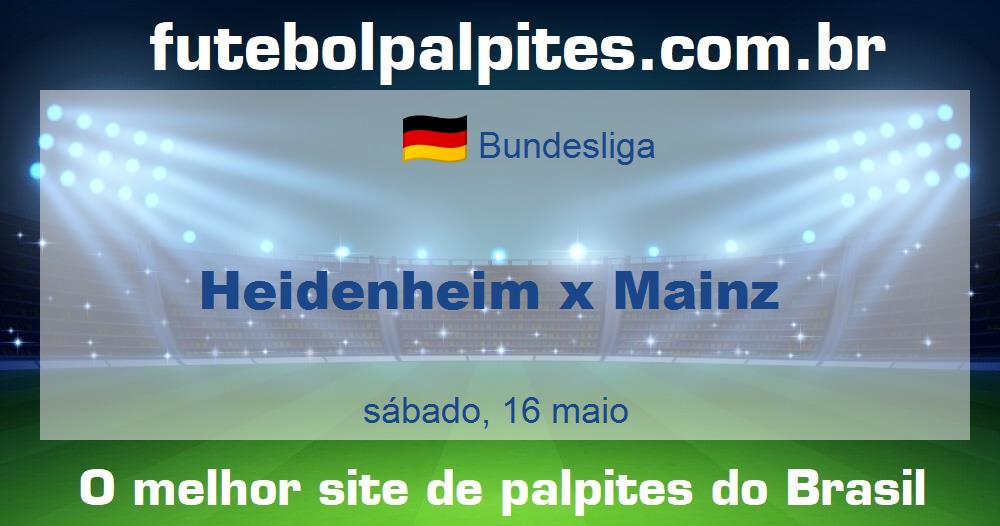 Heidenheim x Mainz