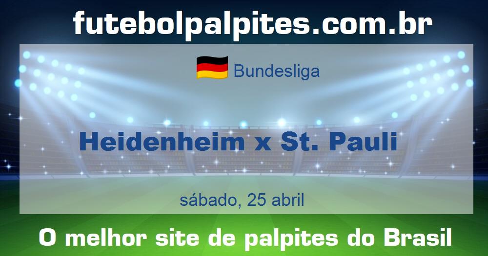 Heidenheim x St. Pauli