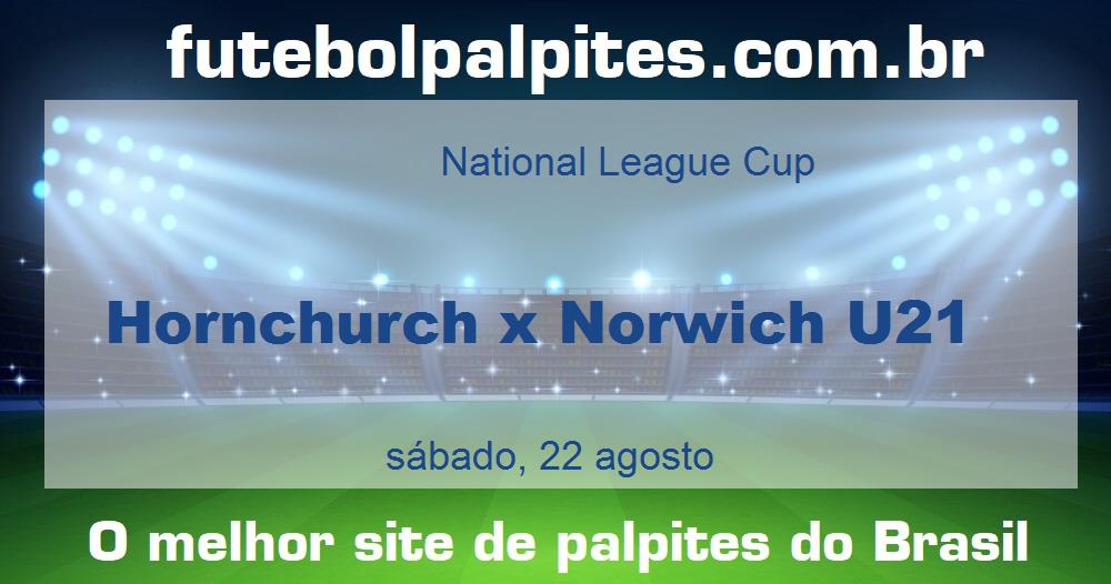 Hornchurch x Norwich U21 Hornchurch x Norwich U21