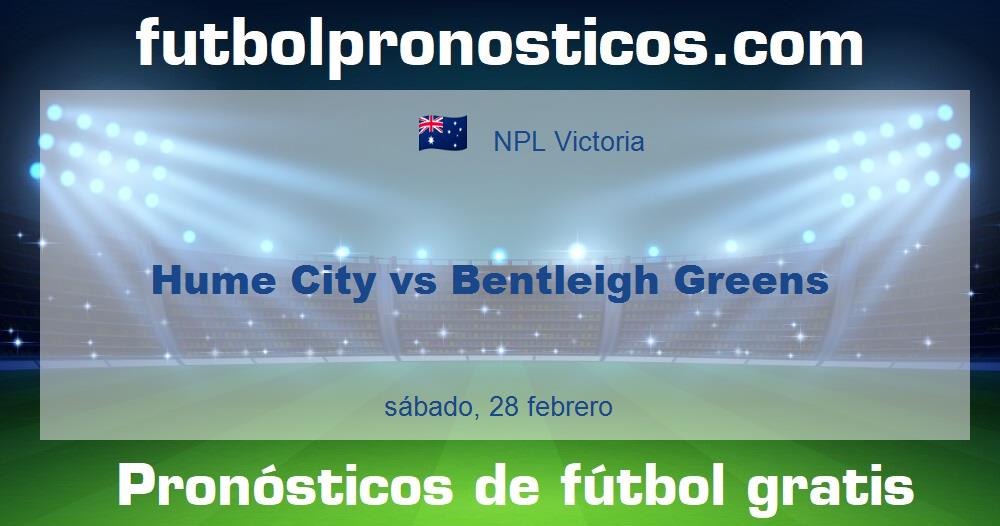Hume City vs Bentleigh Greens