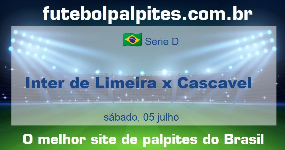 Inter de Limeira x Cascavel Inter de Limeira x Cascavel