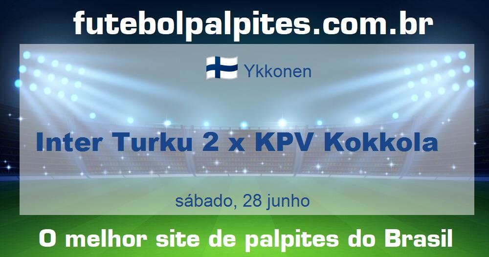 Inter Turku 2 x KPV Kokkola Inter Turku 2 x KPV Kokkola