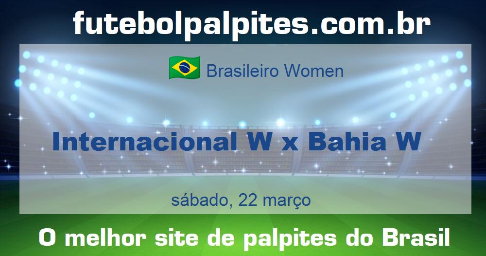 Internacional W x Bahia W