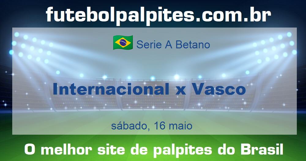 Internacional x Vasco