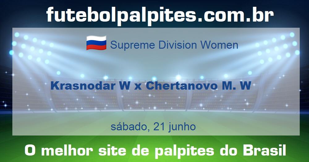 Krasnodar W x Chertanovo M. W Krasnodar W x Chertanovo M. W
