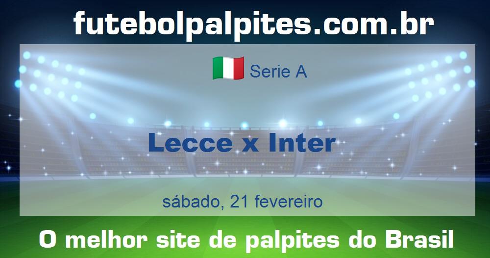 Lecce x Inter Lecce x Inter
