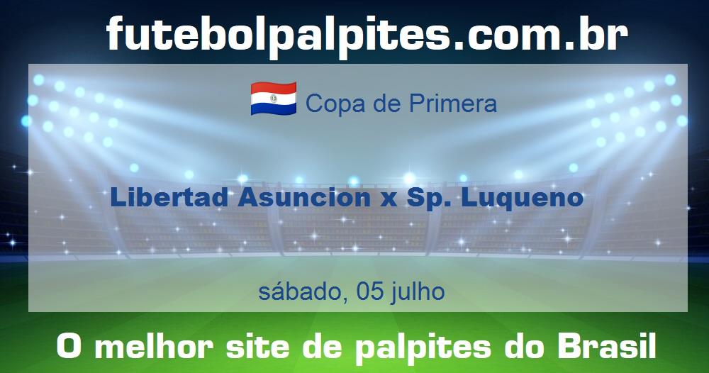 Libertad Asuncion x Sp. Luqueno Libertad Asuncion x Sp. Luqueno
