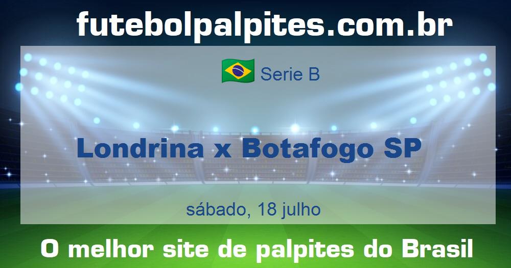Londrina x Botafogo SP Londrina x Botafogo SP