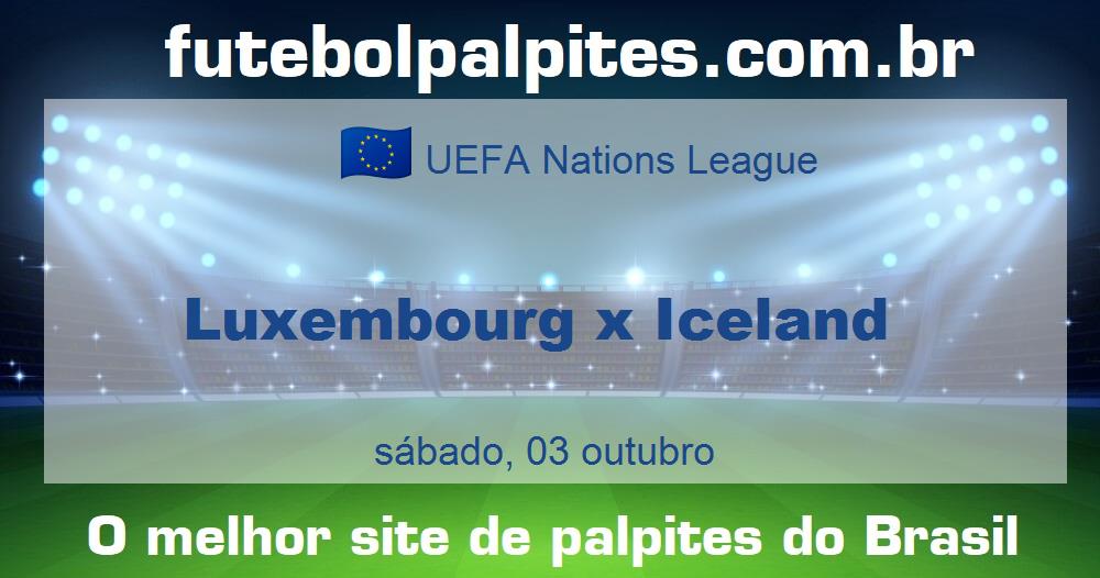 Luxembourg x Iceland